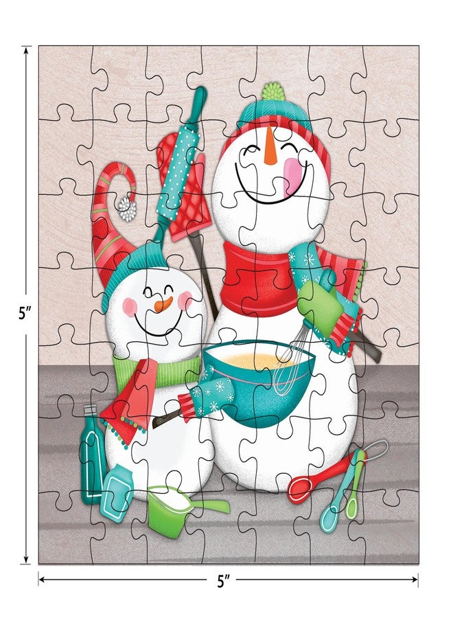 RoseArt Holiday Advent Calendar Jigsaw Puzzle - 24 Individual Puzzles Each Measuring 5"x5" - Image 5